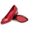 Fashion AIYUQI Dress Shoes Women Genuine Leather Large Size 41 42 Mid Heel Women Spring Shoes Fashion Red Office Work Shoes Women