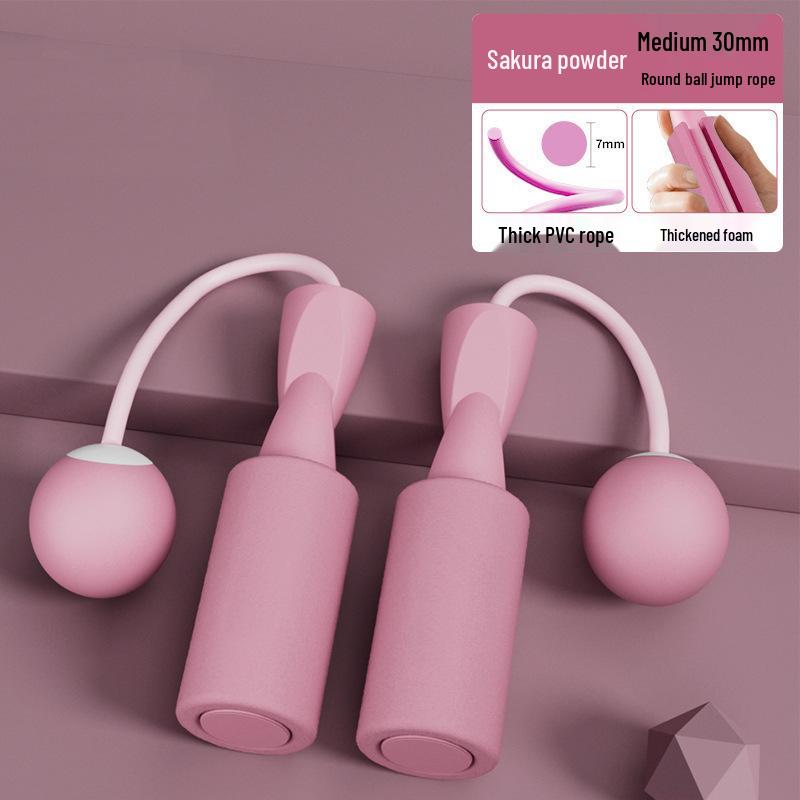 Cordless Weighted Jump Rope - Silent Fat Burning Fitness & Slimming Tool