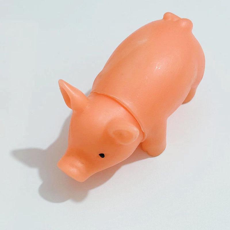 

Large Screaming Pig Dog Toy - Stress Relief Sound Toy Red Meat Color