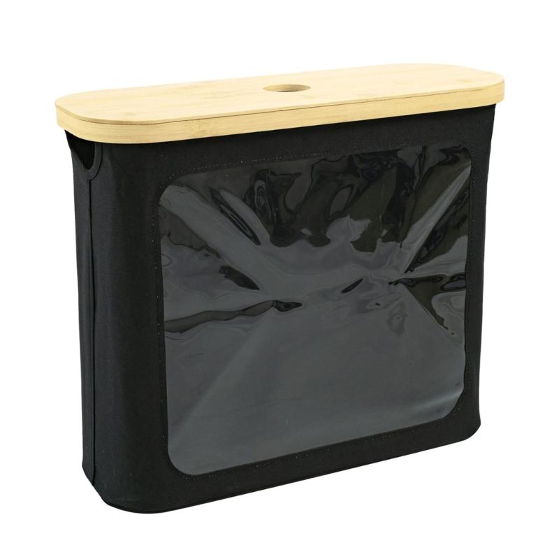 

Space Saving Polyester Toilet Paper Storage Box Holds Up To 9 Big Rolls In Small Bathrooms 1
