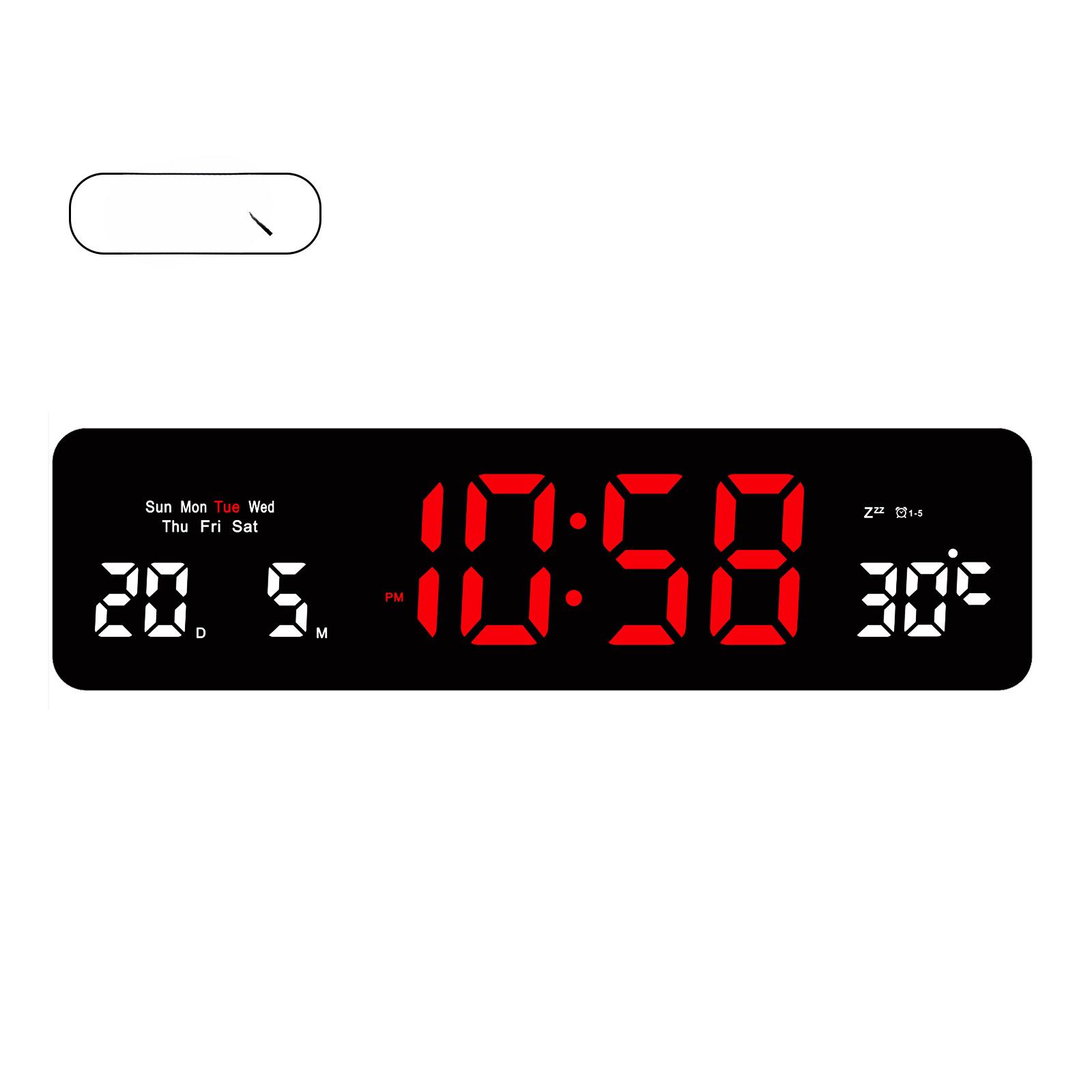 

Интеллектуальные светодиодные электронные часы Креативные многофункциональные электронные часы с большим экраном для гостиной Простые настенные часы .