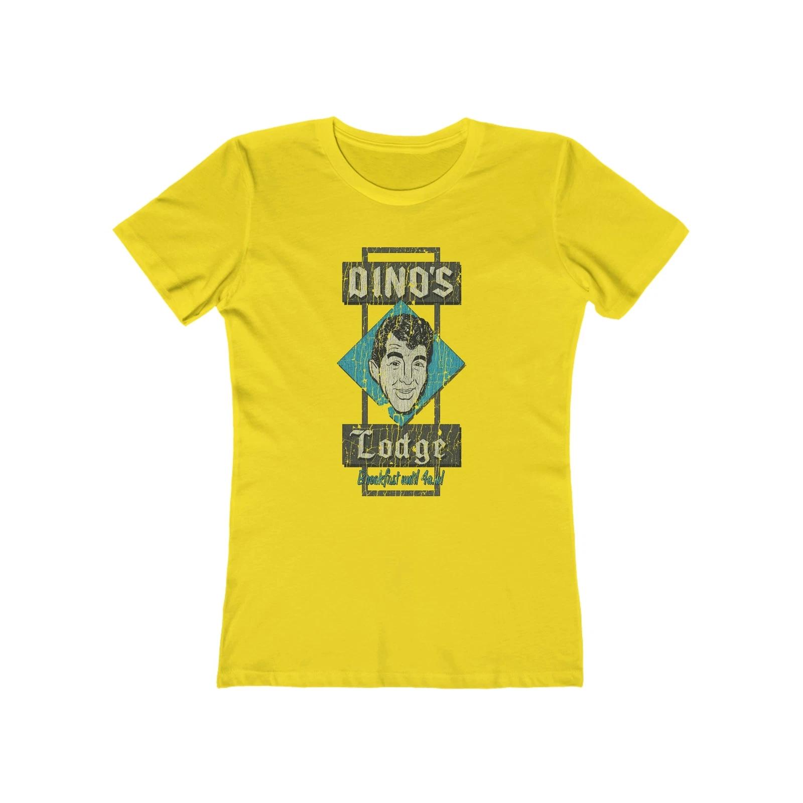 Женская футболка Dino’s Lodge 1958 Винтажная 4XL