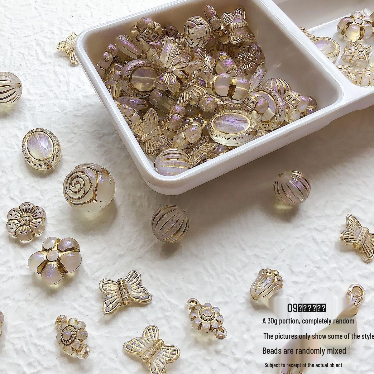 

Ретро Японский Акриловый Набор для Бисероплетения с Золотой Росписью Сделай Сам для Начинающих