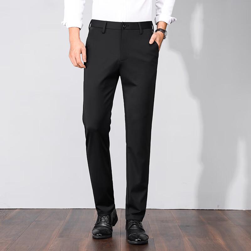 

Yiliteng Men s Anti-Wrinkle Business Casual Trousers 40