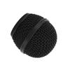 Microphone Head Replace Black Grille Ball with Inner Foam Metal Mesh Replacement Head for SM58