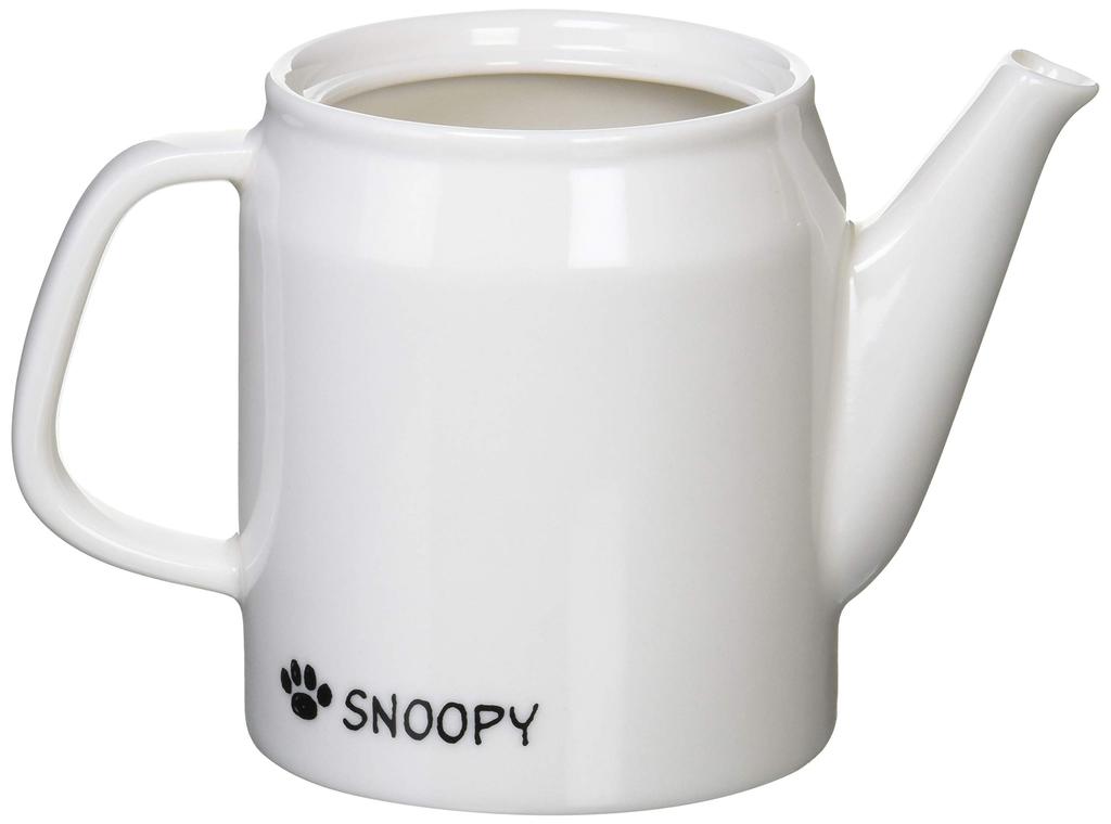 PEANUTS Snoopy Simple Face Standard Teapot, 400ml, White, 612110