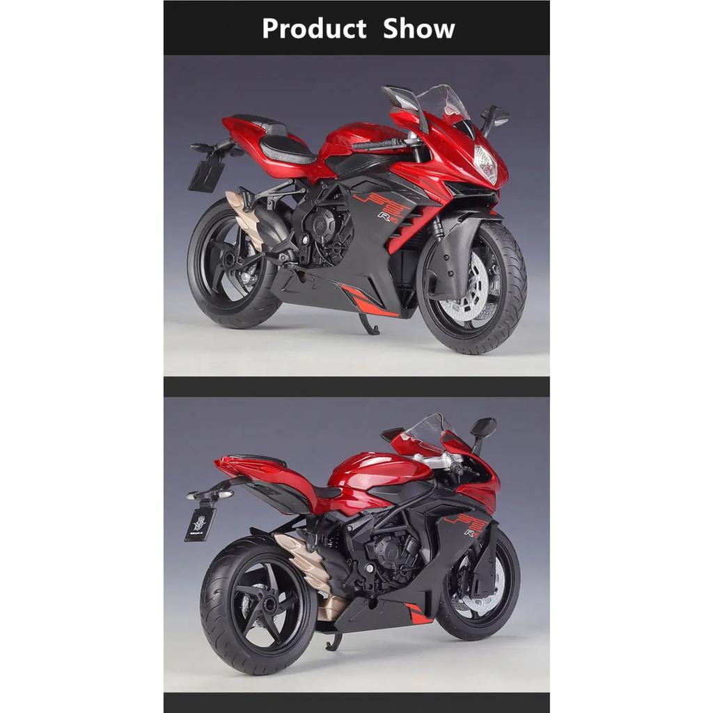 Welly 1/12 MV Agusta F3 RR Alloy Race Motorcycle Model Diecast Metal Street Motorcycle Model Simulation Collection Kids Toy Gift