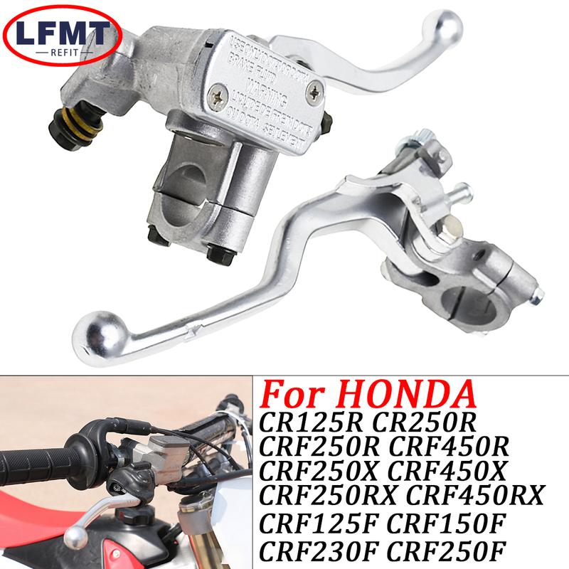 Motorcycle Accessories 22mm Handlebars Brake Master Cylinder Clutch Levers For HONDA CR 125R 250R 500R CRF 150 250 450 2002-2021