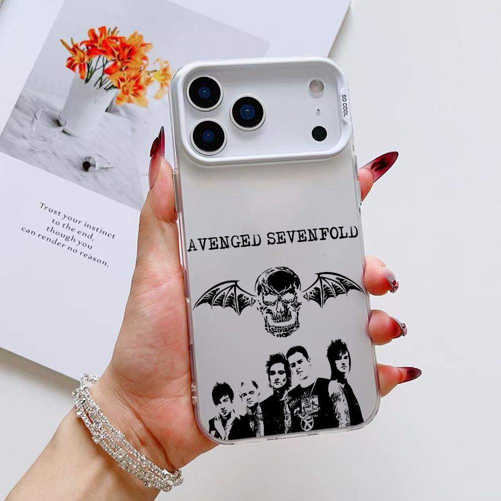 

Cool A-Avenged Sevenfold Phone Case For iPhone 17 16 15 14 13 12 11 Pro Max Air Matte Laser Aurora Shockproof Funda iPhone17