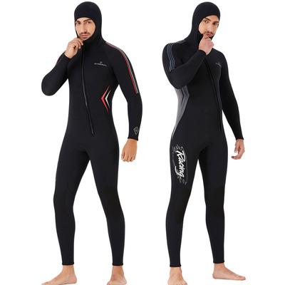 3mm Mens Full Length Winter Wetsuit Hood Surf Autumn Hooded Couple Surf Wet Suit
