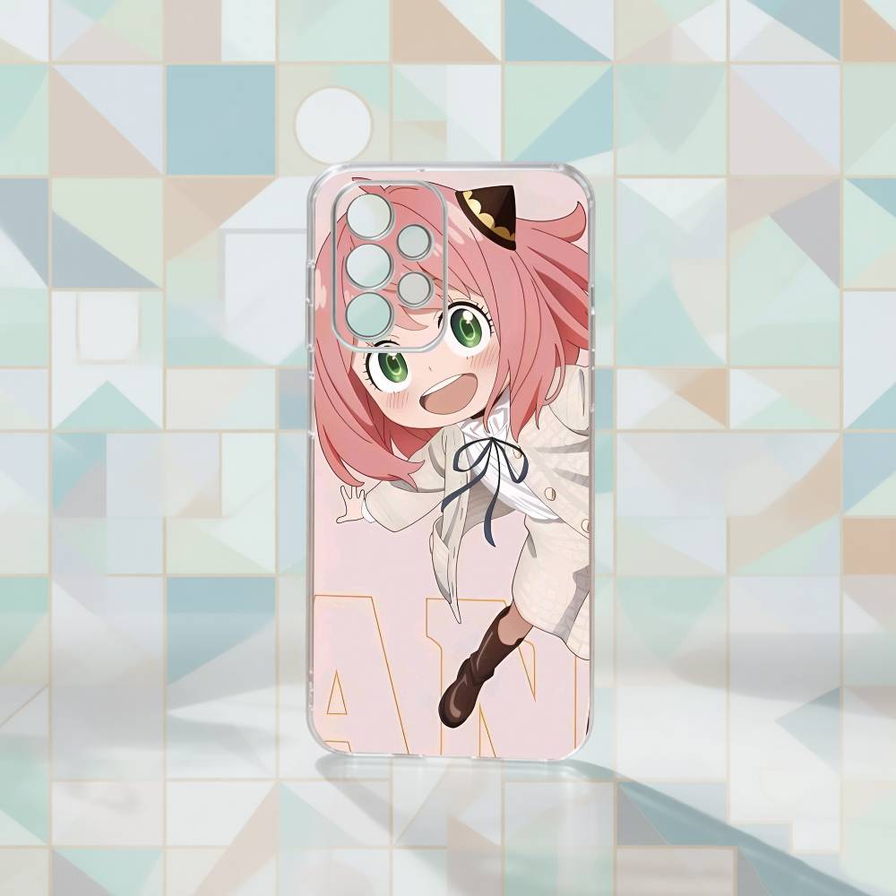 Spy Family Anya Phone Case For Samsung S25,S24,S21,S22,S23,S30,Ultra,S20,Plus,Fe Transparent Cover