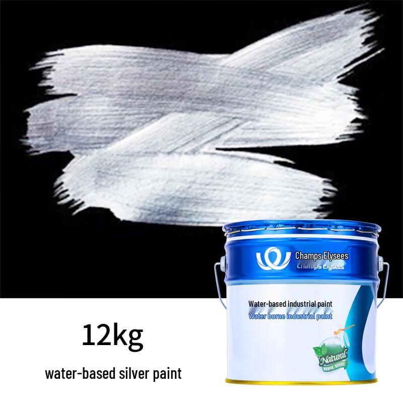 Champs Elysees Water-Based Silver Anti-Rust Outdoor Paint