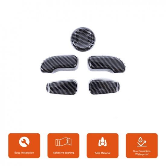 ABS Carbon Fiber Power Seats Adjustment Switch Cover For Subaru Outback -23