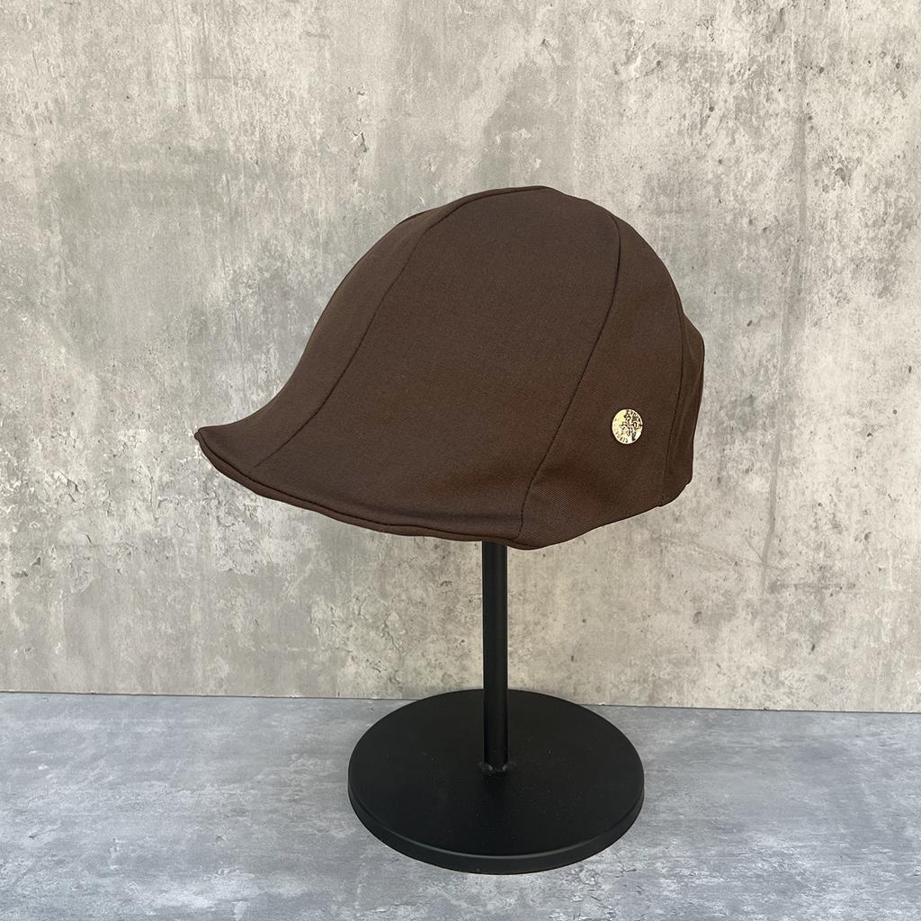 Mengling Suit Material Duckbill Hat Japanese Forward Hat Beret Female Breathable Big Top Shows Small Face Versatile