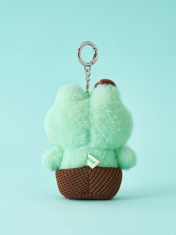 Line Friends Minini Lenini Mint Choco Ice Cream Keyring