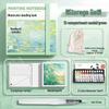 Moyu Watercolor & Acrylic Travel Sketching Set: Portable Palette, Drawing Board, and Book for Painting and Sketching.