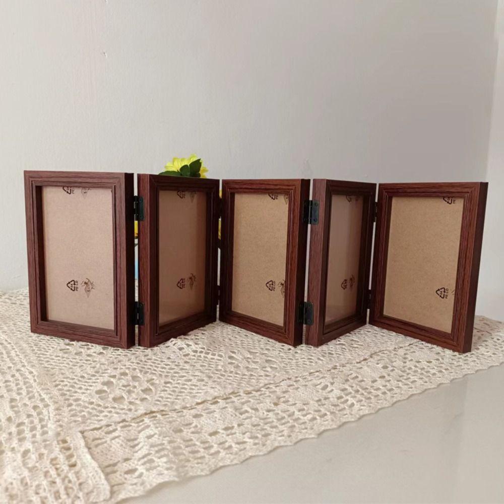 Creative Desktop Album Set Double/Triple Portrait Picture Frame Combination Folding Frame  Gift
