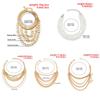Gold Plated Adjustable Multilayer Lady High Heel Foot Chain Party Jewelry Tassel Ankle Bracelets
