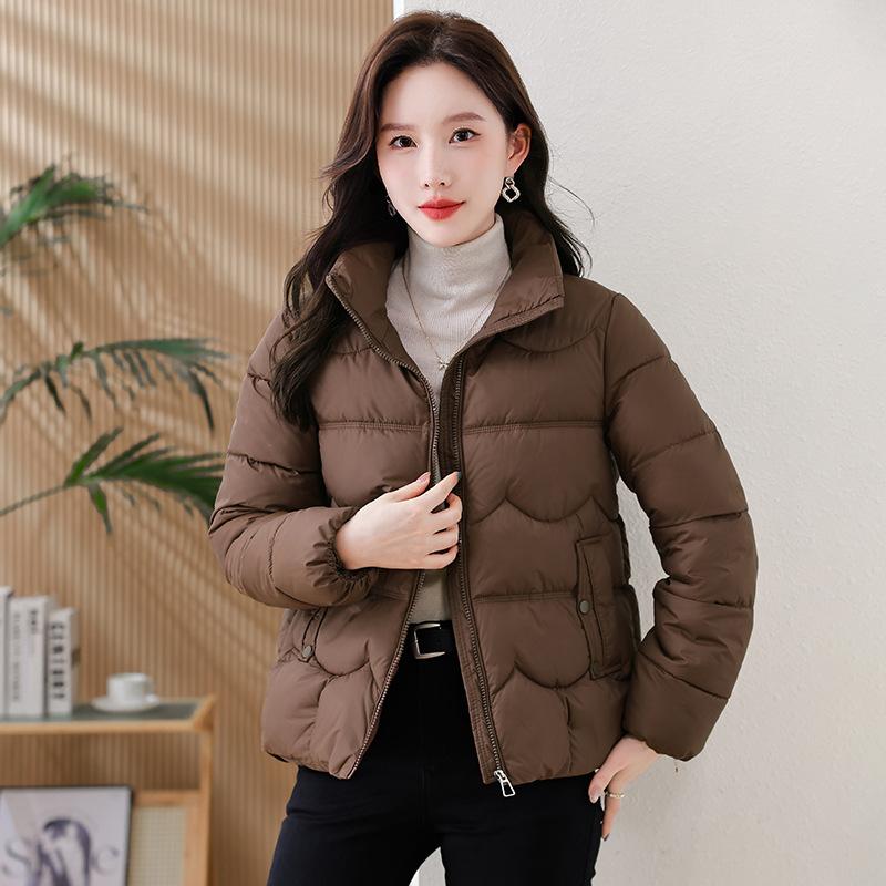 New Women's Cotton-padded Clothes, Versatile Fashion Stand-up Collar, Loose Short Cotton-padded Jackets, Thin Korean Version Jackets