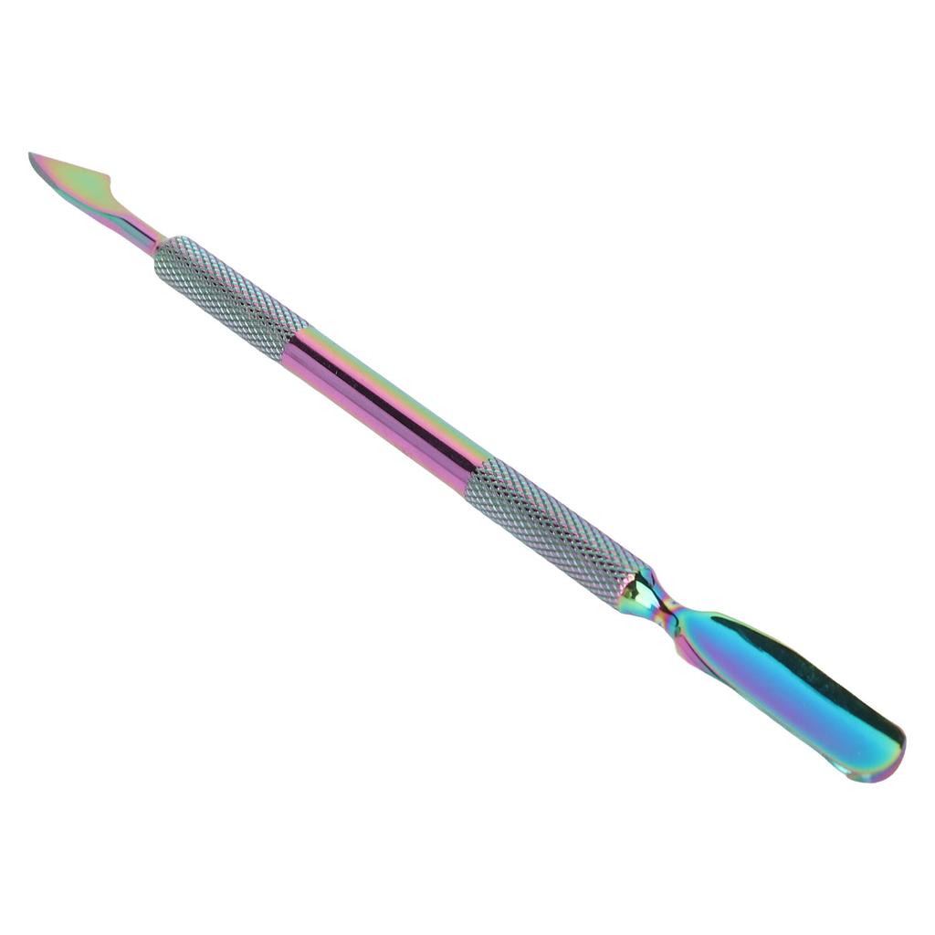 Nail Bevel Cuticle Pusher Stainless Steel Double Ended Nail Art Bevel Cuticle Pusher Manicure Tool Large Size