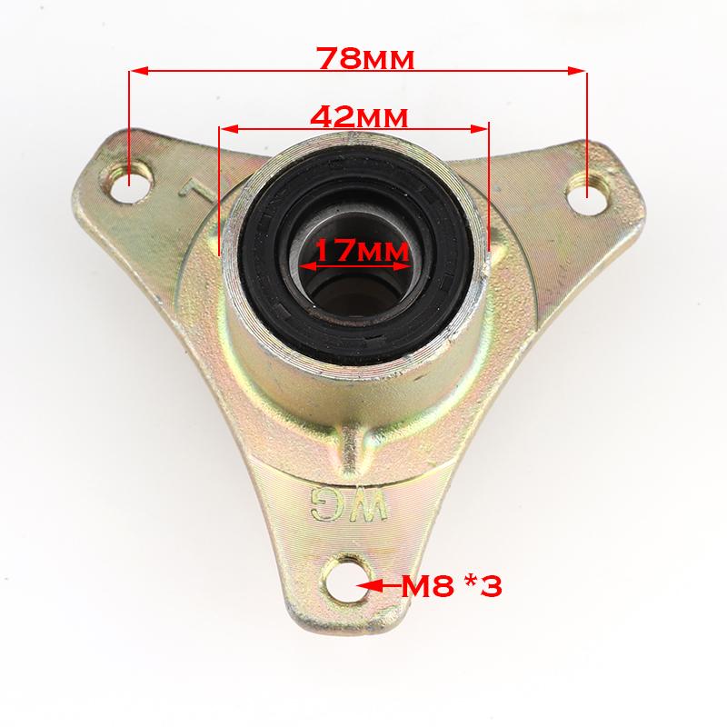 

15mm/17mm 3 Stud Front Wheel Knuckle Spindle 5 /6 Wheel Hub For DIY 110cc 168 200F Go Kart Buggy ATV UTV Quad Bike Parts D-1 pc Hub 17mm