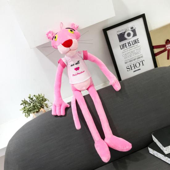 60cm Tegneserie Rosa Panter Dyr Myk Klembar Dukke Utstoppet Plysjleketøy Barn Gave