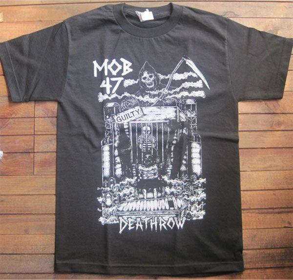 

HOT Mob 47 punk band t-shirt DEATHROW brand new shirt Unisex T-Shirt XXXL