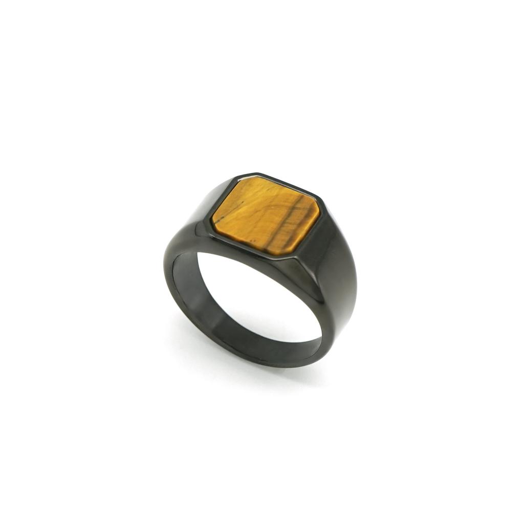 ring, personalized, retro and trendy men's ring, fashionable stone men's ring