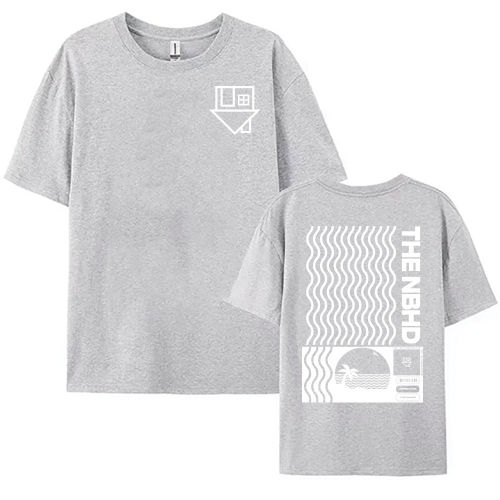 Wiped Out Album Tlačené Tričká The Neighbourhood NBHD Kapela Tričko Bavlna Vysoká Kvalita Letné Tričko Dámske Pánske Oblečenie Tee