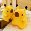 50cm Cute Lifelike Capybara Plush Toy Kawaii Transform Simulation Animal Soft Stuffed Doll Pillow Big Size Kids Birthday Gift