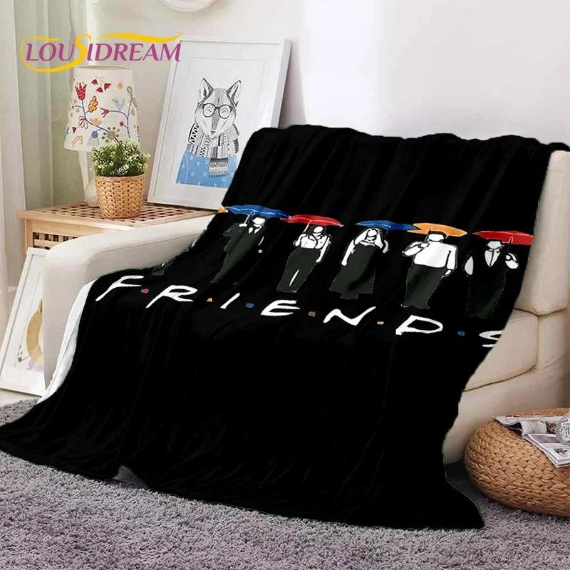 Latest Friends Classics TV 3D Soft Flannel Blankets,Throw Blanket Comfortable Blanket for Picnic Beds Sofa Home Bedroom Gift Kid