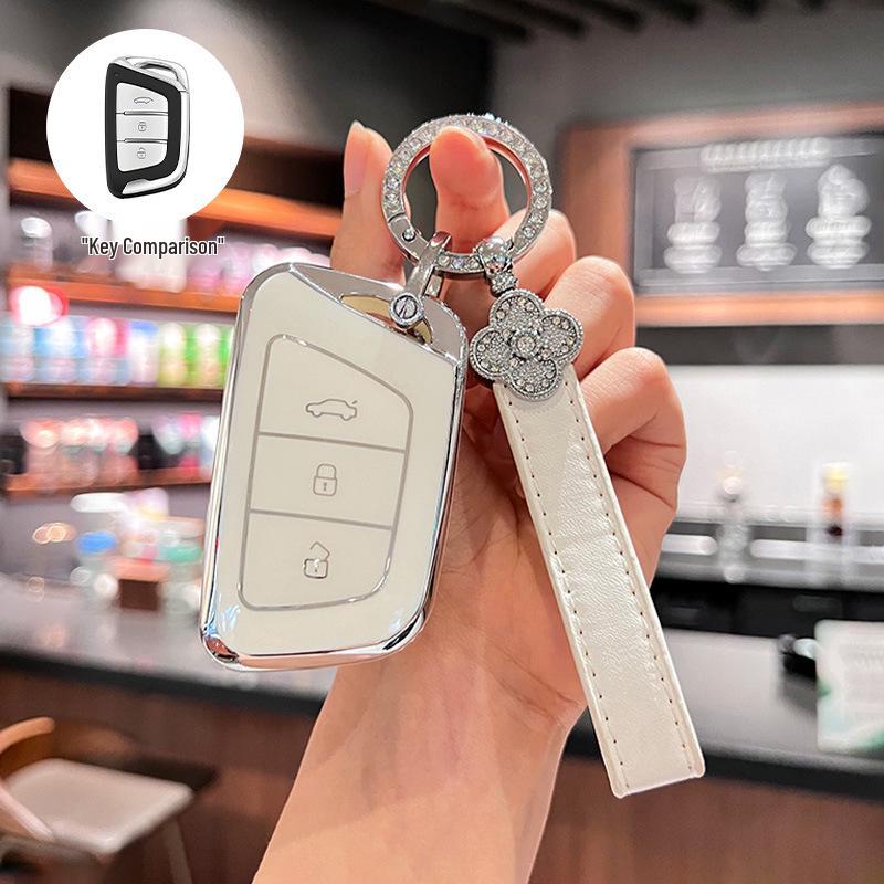 JAC Car Key Cover for Jiayue A5, X4, X7, iC5, iEVS4/7S/T8, Ruifeng S4/S7/M6.