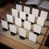 100Pcs Business Card Holder Stand Round Plastic Card Holder Stand For Table Game And Photo Display Enduring