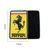 Fashion Adhesive/Hot Melt Adhesive Ferrari F1 Embroidery Logo Clothe Bag Decoration Stickers For Ferrari SP1 812 F40 F12TDF SF90 JG6
