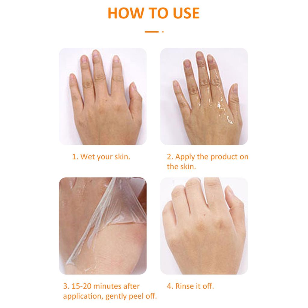 MOOYAM 100ml Orange Peeling Lotion Peeling Oil Body Lotion Gentle Exfoliating Gel Remove Dead Skin