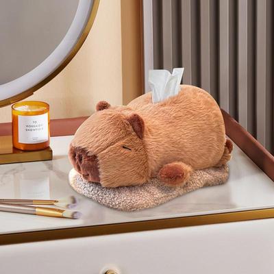 Tissue Box Cover For Car Stuffed Animal Tissue Holder With Charcoal Pack Design Napkin Tissue Dispenser Holder For Car And Home