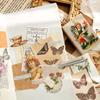 1pc Scrapbooking Material Paper Butterfly Plant Fairy Tale Story Labels Decorative Collage Diary Album Craft Supplies