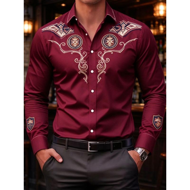 Men's coded shirt fashion elements
