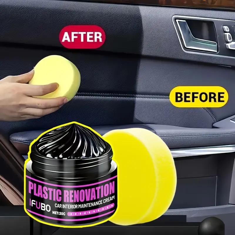 Plastic repair paste, dashboard scratch repair, antioxidant whitening, car interior and exterior maintenance, crystal clear coat