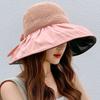 Skin Harmful UV With Anti Ultraviolet Sun Hat With Large Brim On Both Sides In Summer Breathable Sun Hat Bucket Hat