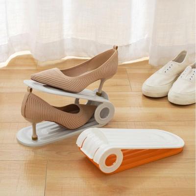 Verstellbares mehrschichtiges Schuhregal - Faltbarer & platzsparender Organizer