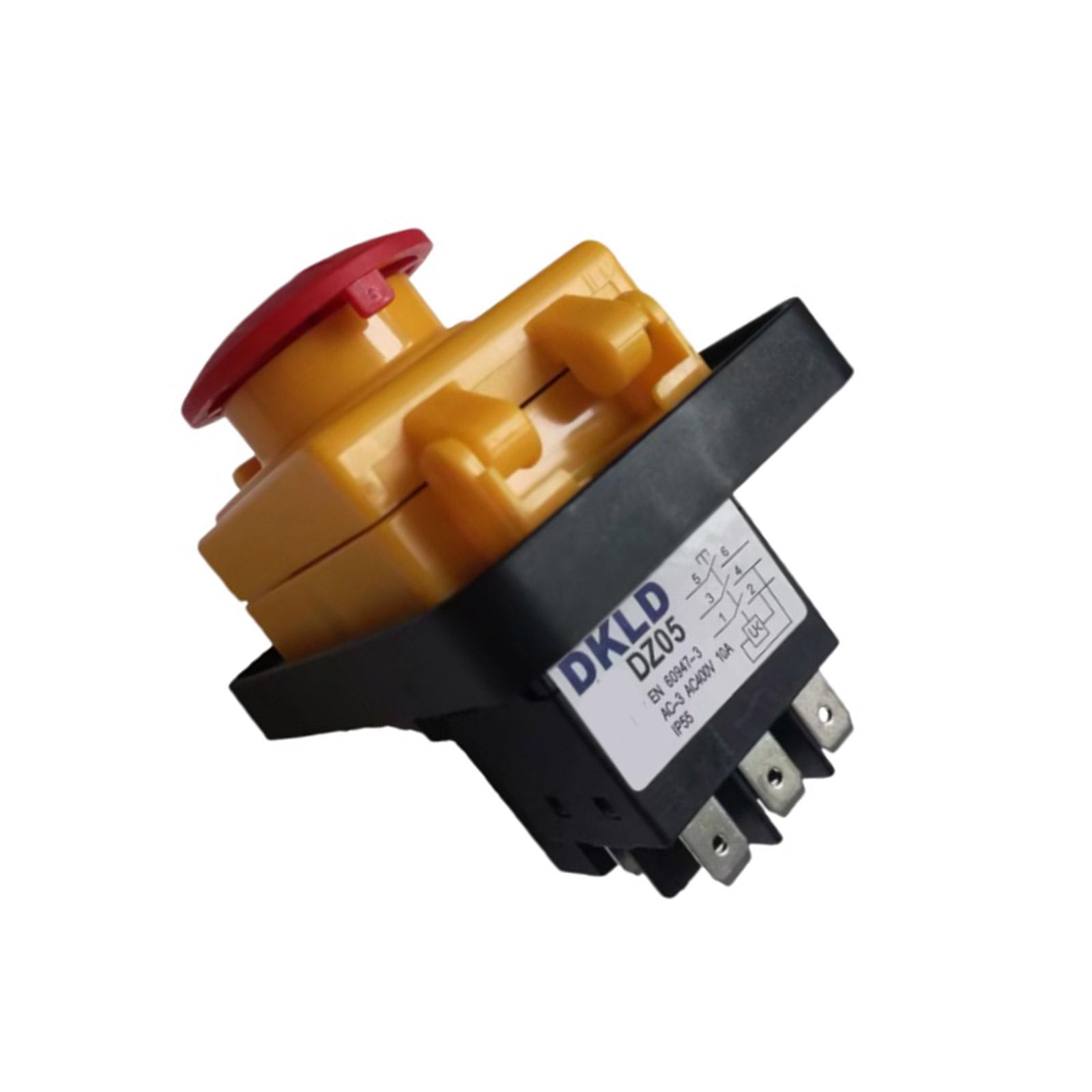 

Waterproof 7 Pin Push Button Switches 400V 10A Electromagnetic Power Switches for Industrial & Marine Applications