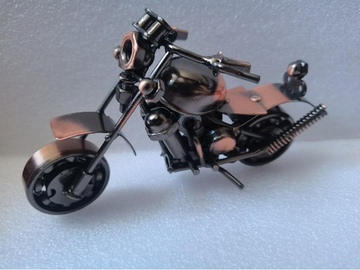 Mini Iron Motorcycle Model Home Décor Souvenir