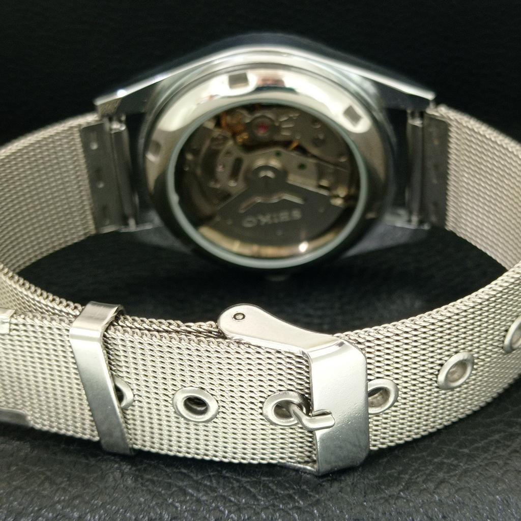 REFURBISHED SEIKO AUTOMATIC 6309A JAPAN MENS VINTAGE GREEN DIAL WATCH a443117-1
