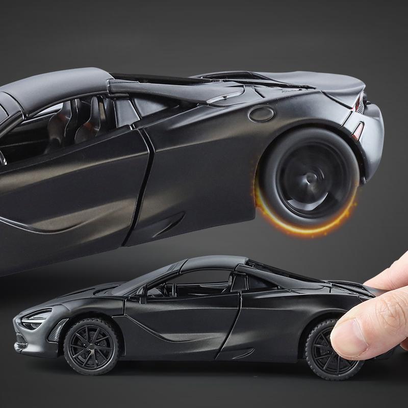 1/32 McLaren 720s Supercar Sports Alloy Diecast Model Car Sound & Light High Simulation Hobby Collection Birthday Gifts for Boy