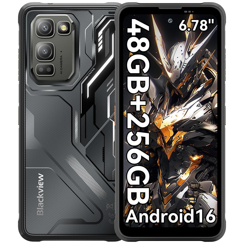 Blackview FORT 5 Rugged Android 16 Smartphone  108MP Camera with Night Vision 6.78" 120Hz Display, 12GB RAM 256GB ROM, 5000mAh Battery, Dual SIM, NFC