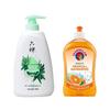 Liushen Refreshing & Moisturizing Shower Gel & Orange Dish Soap Bundle