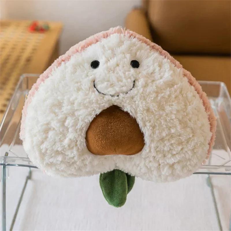 Fruit Plush Toys Vivid Cute Stuffed Fruit Plaything Mango Watermelon Avocado Strawberry Tactile Gifts For Birthday Party Decors