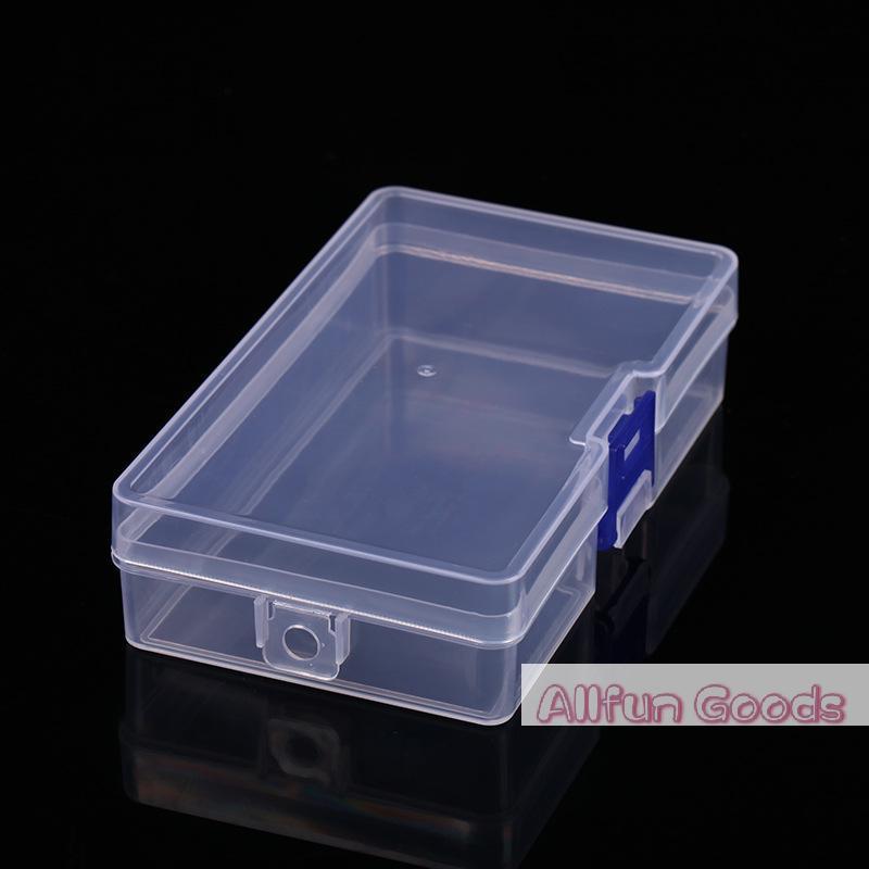 Square Plastic Transparent Storage Box Jewelry Beads Container Fishing Tools Accessories Box Small Items Sundries Organizer Case
