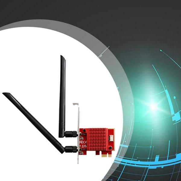 WiFi 6 Intel AX210 Wireless Network Card, 1 Set, Color: As Shown, Material: PCB & Metal
